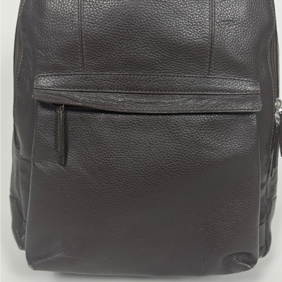 Cole Haan Brown Leather Backpack - Picture 7 of 8